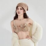 Cute Bunny Bra Panty Set - Off White